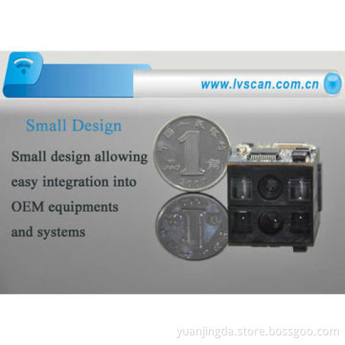 Automatic CCD barcode QR scanner APP, scan rate is up to 100 scans/sec, USB/RS232